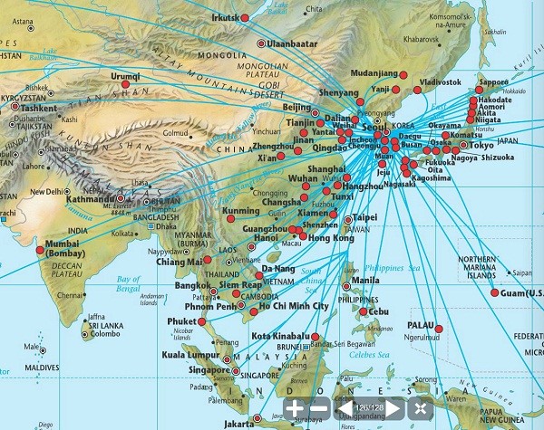 Giá vé máy bay của hãng Asiana Airlines