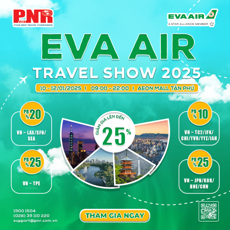 HỘI CHỢ HÀNG KHÔNG – EVA AIR TRAVEL SHOW 2025