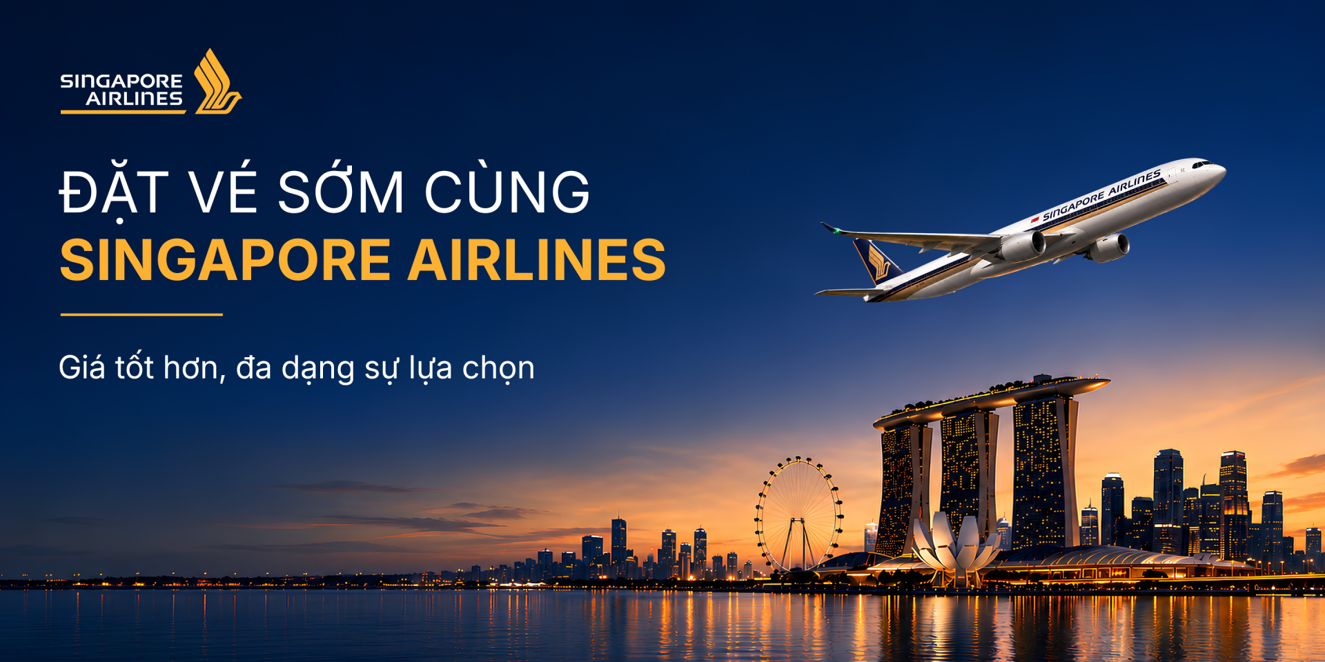 P.N.R x Singapore Airlines – Xuất vé ngay, nhận quà mê say