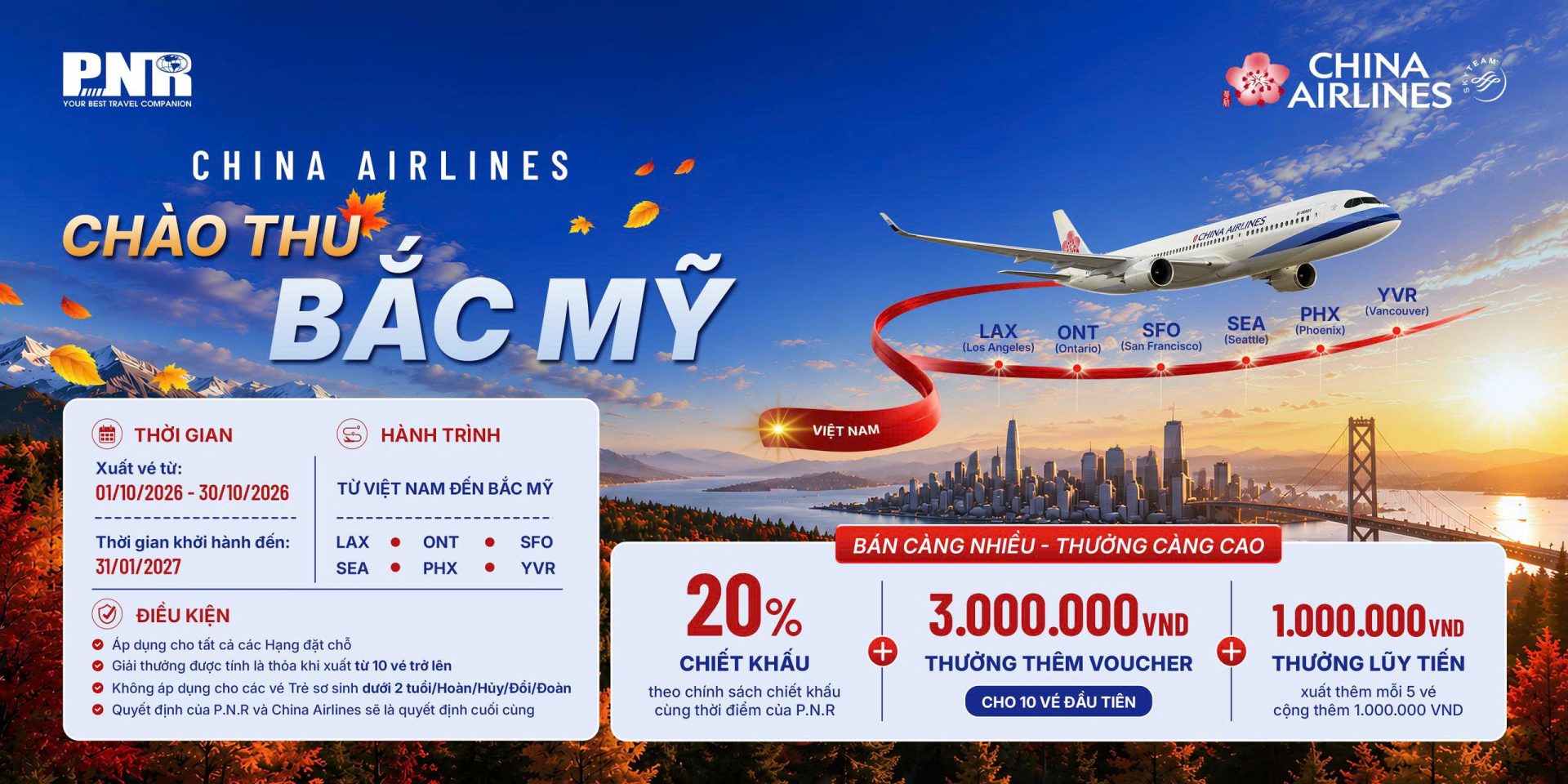 CI – Chào Thu Bắc Mỹ